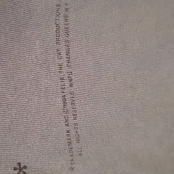 FELIX The Cat Photobooth Changes Cotton USA Blue Grey T Shirt‎ Mens XL VTG 90s - Picture 5 of 11